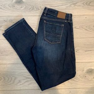 Sofia skinny lucky brand ankle jeans size 10